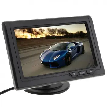 4.3 Inch, 480 x 272 Color TFT Ecran LCD cu 2 Canale de Intrare Video Auto retrovizoare Monitorizează Suport Multi-rol de Afișare Nou