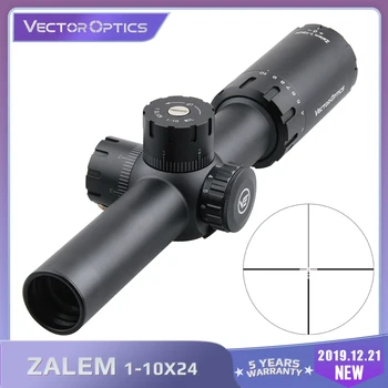 Vector Optica Zalem 1-10x24 10x Zoom Tactice de Aplicare Pușcă cu BDC ASR 1/10MIL pentru AR15 308Win Aproape Mid-Range de Fotografiere de Vânătoare