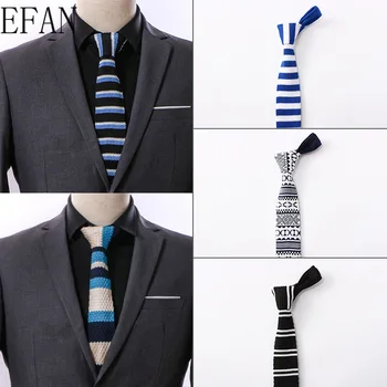 Nouă Bărbați de Lux Tricot Lega 6cm Lega Cravate Formale Rochie de Accesorii Petrecere de Nunta Banchet Tricotate Barbati Cravata lui Tati Cadou Fulare