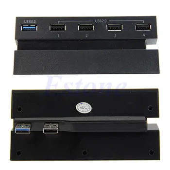 5 Porturi USB 3.0 2.0 Hub Extensia de Mare Viteză Adaptor pentru Sony Playstation 4 PS4