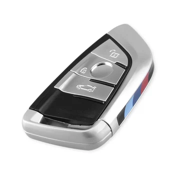 Dandkey Smart Card Fob Cheie de la Distanță Coajă Introduce Lama Caz 3 Butoane Pentru BMW X5 X6 F15 X6 F16 G30 Seria 7 G11 X1 F48 F39