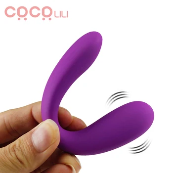 U Tip Vibrator pentru Femei Impermeabil G-Spot Anal Pizde Vibrator Stimulator Clitoridian Adult Jucărie Sexuală pentru Femei Cuplu Sex-Shop