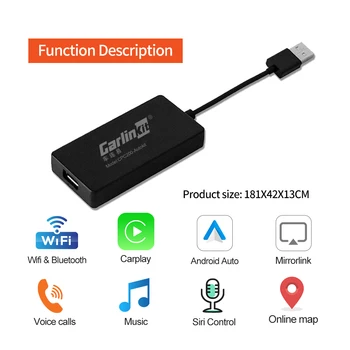 Carlinkit Auto play USB Smart Link-ul Apple CarPlay Dongle Mini USB Android Auto Pentru Android de Navigare Player AriPlay Harta Muzica