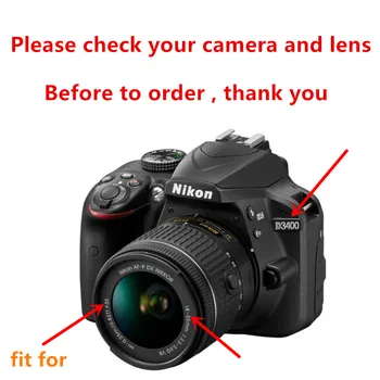 Kit de filtre UV CPL ND4 + Lens Hood + Capac + Stilou de Curățare pentru Nikon D3400 D3500 D5600 D7500 cu AF-P DX 18-55mm f/3.5-5.6 G VR