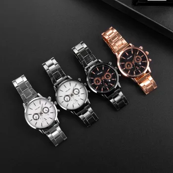 2020 Nouă Bărbați Ceas de Lux Celebru Brand de Top de Moda pentru Bărbați Rochie Casual Ceas Militar Bandă de Oțel Cuarț Ceas Calendar 7698