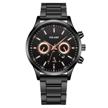 2020 Nouă Bărbați Ceas de Lux Celebru Brand de Top de Moda pentru Bărbați Rochie Casual Ceas Militar Bandă de Oțel Cuarț Ceas Calendar