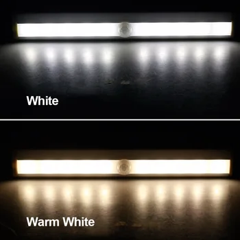 Senzor de mișcare Cabinet CONDUS de Lumină 10leds LED Lumina de Noapte LED Wireless bar de lumina Lampa Cu Detector de Miscare IR Pentru Cabinet Bibliotecă