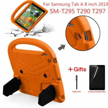 Moale rezistent la Socuri Caz, Copii de Silicon husa de Protectie pentru Samsung Tab 8 inch 2019 SM-T295 T290 T297 Copii Eva Tableta Shell