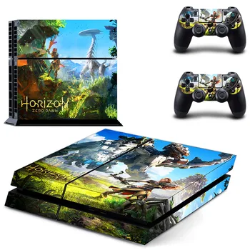 Horizon Zero Dawn PS4 Piele Autocolant Decal Pentru Sony Consola PlayStation 4 și 2 Controllere PS4 Piele Autocolant Vinil