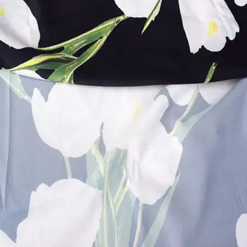De vânzare la cald 2016 noua moda pictură digitală flori tesatura satin pentru rochie moale, netedă ț ua metru de pânză luminoase DIY
