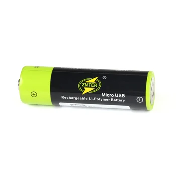 ZNTER 4buc USB Baterie Reîncărcabilă Universală AA 1.5 V 1700mAh baterie Litiu Polimer de Baterii incarcate cu Cablu Micro USB