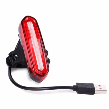 De înaltă Calitate 120 Lumeni LED Biciclete Coada Lumina USB Reîncărcabilă Puternică Biciclete Lumini Spate Bicicleta Lampa Ciclism Accesorii
