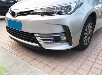 Pentru Toyota Corolla 2017 2018 Masina ABS Cromat lămpii de Ceață Față Lampă Ceață de Lumină Cadru Automobile Decor Lampa Huse Tapiterie