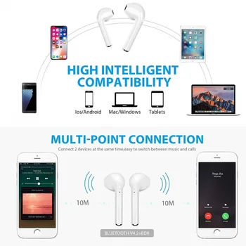 Căști Fără Fir Pentru Xiaomi Mi 8 Lite Mi8 Cască Bluetooth Muzică, Căști, Căști 8000