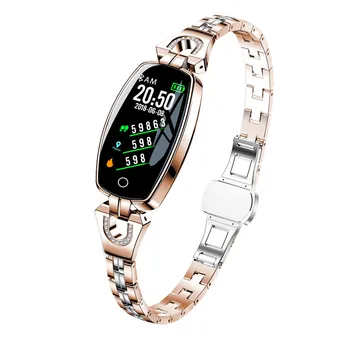 Noi H8 Moda Doamnelor Ceas Inteligent este Potrivit pentru Fete Tensiunii Arteriale Tracker de Fitness Brățară IP67 rezistent la apa Smartwatch