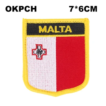 România Scut Forma Flag patch-uri brodate flag patch-uri drapelul național patch-uri pentru Cothing DIY Decorare PT0109-S