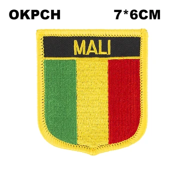 România Scut Forma Flag patch-uri brodate flag patch-uri drapelul național patch-uri pentru Cothing DIY Decorare PT0109-S