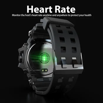 LOKMAT ATAC Ecran Tactil Inteligent Ceas Fitness Tracker Heart Rate Monitor de Presiune sanguina Sport Ceasuri Barbati Pentru Android IOS