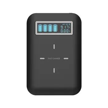 4x 18650 Baterie DIY Qi Wireless Charger USB de Tip C PD Încărcare Rapidă Power Bank Cutie Shell Caz pentru telefon mobil Telefon Mobil Tablet