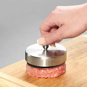 Noua Creatie Umplute Non-stick Hamburger Burger de carne de Vită de Presă Filtru de Mucegai Mucegai Oțel Inox GRĂTAR Grătar Instrument de Bucatarie