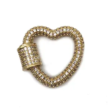 Peixin noi punk stil lux zircon dragoste spirală catarama pandantiv de cupru de luare de bijuterii brățară colier DIY accesorii