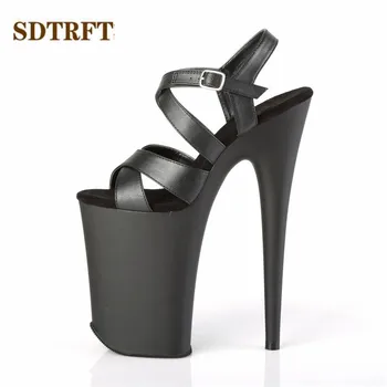 SDTRFT zapatos mujer 9 inch Fetish Sandale 23cm tocuri subtiri Pompe de platforma femei de Mers pe jos Show Artefact Model de Pantofi cu toc înalt