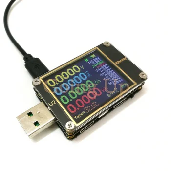 Qway-U2p curent și tensiune metru tester USB QC4+ PD3.0 2.0 PPS încărcare rapidă protocol capacitate dimensiune