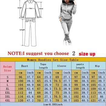 Hanorac Gros 2 Piese Set Pentru Femei De Iarnă Pulover Imprimare Seturi Tricou Casual Cu Maneci Lungi Fleece Topuri Pantaloni Lungi Costum De Trening