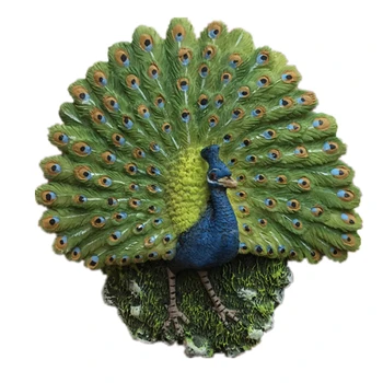 Noi de Mână-pictat Papagal Pasăre 3D Magneți de Frigider de Călătorie Suveniruri Frigider Magnetic Sticker Cadou
