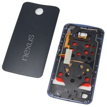 Pentru Motorola Google Nexus 6 XT1100 XT1103 Carcasa Capac Spate Baterie Usa