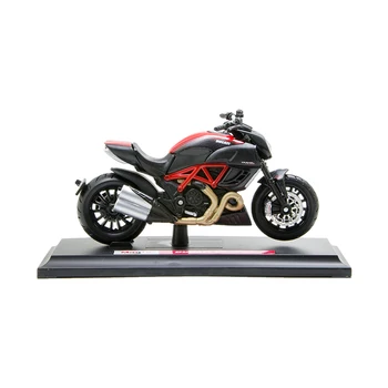 Maisto 1:18 Modele De Motociclete Ducati Diavel Carbon Turnat Sub Presiune Moto De Curse În Miniatură Jucărie Pentru Un Cadou De Colectie