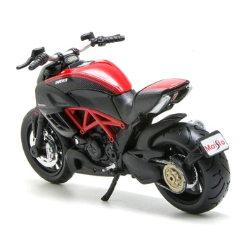 Maisto 1:18 Modele De Motociclete Ducati Diavel Carbon Turnat Sub Presiune Moto De Curse În Miniatură Jucărie Pentru Un Cadou De Colectie