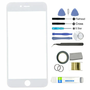 Înlocuirea Exterior de Sticlă din Față a Ecranului Obiectiv de Kit de Reparare pentru iPhone 6 6S 7 8 Plus