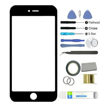 Înlocuirea Exterior de Sticlă din Față a Ecranului Obiectiv de Kit de Reparare pentru iPhone 6 6S 7 8 Plus
