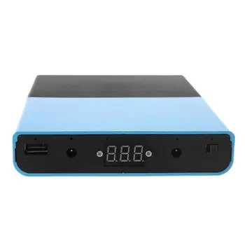 QC 3.0 USB DC 12V-24V Ieșire Reglabilă 12x 18650 Baterii DIY Power Bank Cutie pentru Laptop Telefon Mobil Router Tableta LED