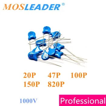 Mosleader 1000PCS 1KV 1000V 20P 47P 100P 150P 820P Înaltă tensiune condensator ceramic 101 151 821 Made in China