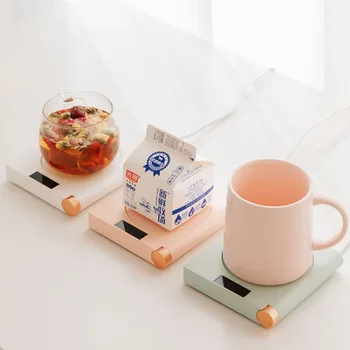 YouPin Mu Ning Temperatura Coaster Desktop Ceașcă de Încălzire Inteligent Termostat Ceai Fierbinte factorii de Decizie de Încărcare USB pentru Cafea Ceai Lapte Cald