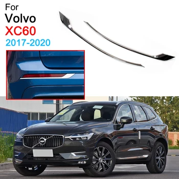 ABS Cromat Bara Spate Lumina de Ceață Lampă Reflector Decor Capac Ornamental Pentru Volvo XC60 Accesorii 2017 2018 2019 2020