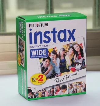 Original Instant Fujifilm Instax Wide Fuji Film de 20 De Coli Albe Pentru Polaroid 300 200 210 100 500AF