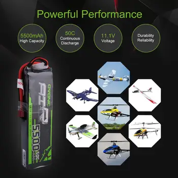 Ovonic Li-Po Baterie 2S 3S 4S 6S 450mAh 1000mAh 2200mAh 4500mAh 5500mAh 8000mAh 25C 50C RC cu Aripă Fixă Elicopter de Curse Drone