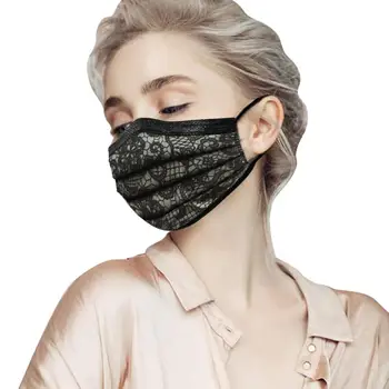 Model de dantela de unica folosinta Masca medicala 3 Strat de Protecție Respirabil Masca Praf, Masca Gura Masca chirurgicala Masque