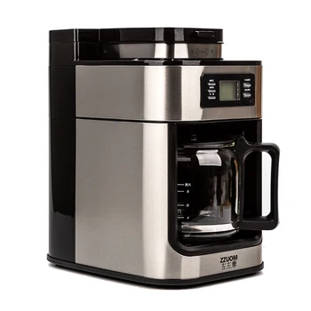 Filtru de cafea Acasă Mașina Automată LED-display de Fasole Polizor Proaspete de Slefuire American Espresso Cafea Ceai Lapte Mașină de 1000W