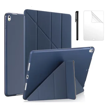 Slim din Piele PU Caz Silicon Pentru iPad Air 3 2019 Moale Înapoi Smart Cover pentru iPad Pro 10.5 2017 10.5 inch Caz +Film