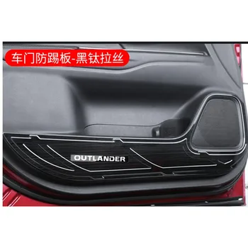 Masina de metal de înaltă calitate anti-lovitură placa anti-kick pad piese auto Pentru Mitsubishi Outlander 2016-2018 Auto-Styling