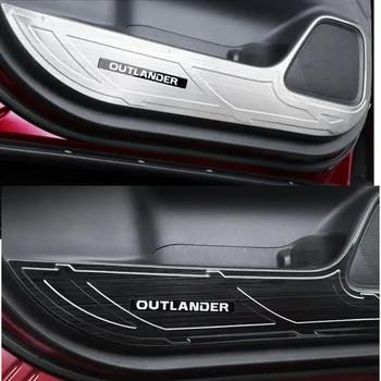 Masina de metal de înaltă calitate anti-lovitură placa anti-kick pad piese auto Pentru Mitsubishi Outlander 2016-2018 Auto-Styling