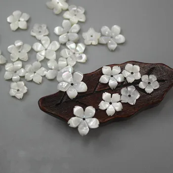 5pcs / sac naturale shell 6/8/10 / 12mm mama-de-perla floare de cires margele bijuterii DIY clip de păr cercei accesorii 8396