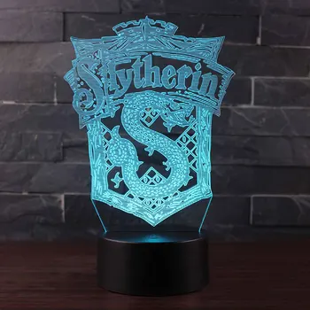 Semn Magic 1 tema 3D Lampa LED lumina de noapte în 7 Culori Schimba starea de Spirit Touch Lampa cadou de Crăciun Dropshippping