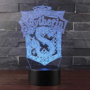 Semn Magic 1 tema 3D Lampa LED lumina de noapte în 7 Culori Schimba starea de Spirit Touch Lampa cadou de Crăciun Dropshippping