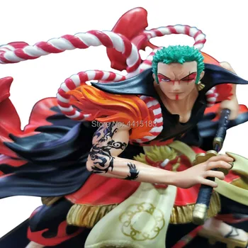 Anime One Piece GK Roronoa Zoro Kabuki Model de Jucărie 24 CM PVC figurina Papusa de Colectie Model de Jucărie