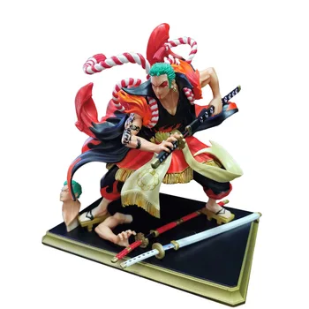 Anime One Piece GK Roronoa Zoro Kabuki Model de Jucărie 24 CM PVC figurina Papusa de Colectie Model de Jucărie
